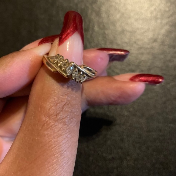 ‼️SOLD‼️ 14k gold diamond ring 💍 - Picture 1 of 6
